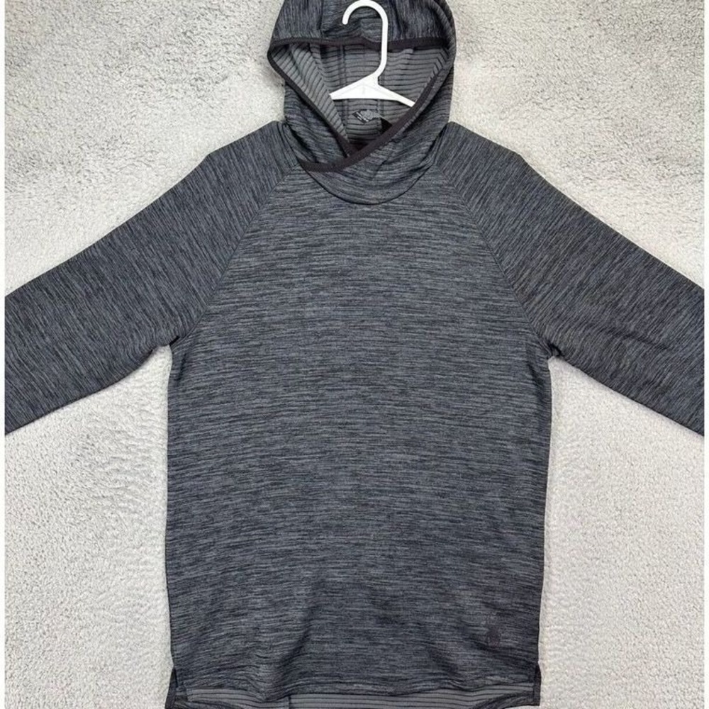 Spyder Hoodie Adult Medium Grey Raglan Sleeve Activewear Active Shirt Mens NEW